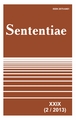 					View Vol. 29 No. 2 (2013): SENTENTIAE
				