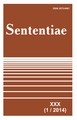 					View Vol. 30 No. 1 (2014): SENTENTIAE
				