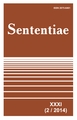 					View Vol. 31 No. 2 (2014): SENTENTIAE
				