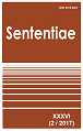 					View Vol. 36 No. 2 (2017): SENTENTIAE
				