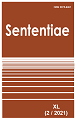 					View Vol. 40 No. 2 (2021): SENTENTIAE
				