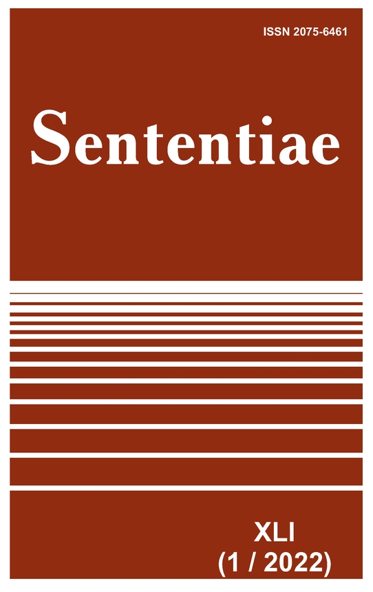 					View Vol. 41 No. 1 (2022): SENTENTIAE
				