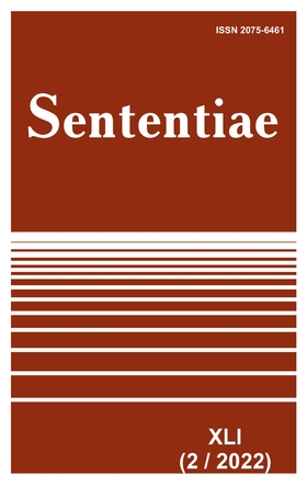 					View Vol. 41 No. 2 (2022): SENTENTIAE
				