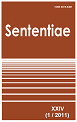 					View Vol. 24 No. 1 (2011): SENTENTIAE
				